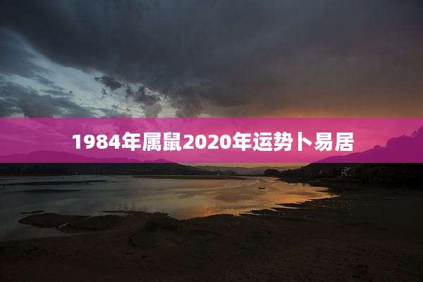 1984年属鼠2020年运势卜易居