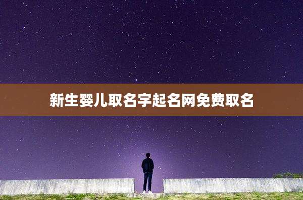 新生婴儿取名字起名网免费取名
