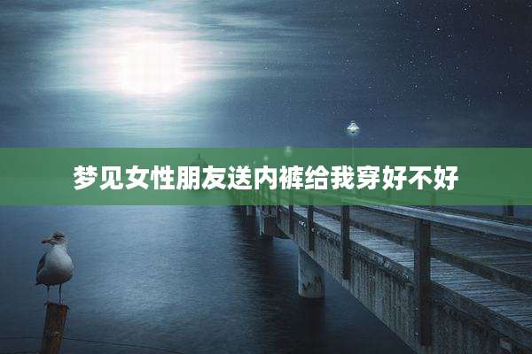 梦见女性朋友送内裤给我穿好不好