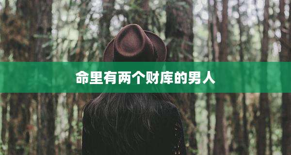命里有两个财库的男人