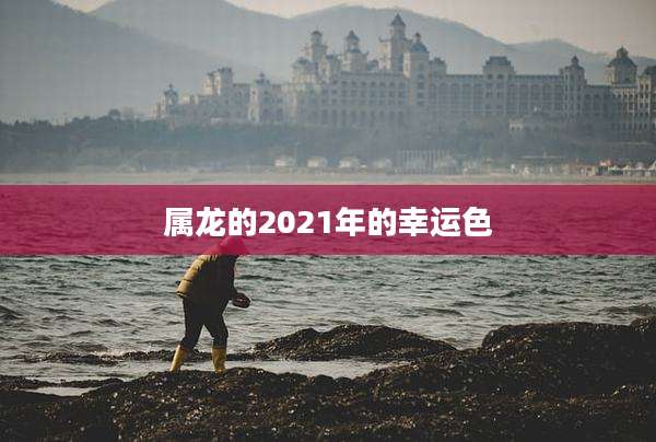 属龙的2021年的幸运色