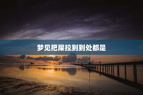 梦见把屎拉到到处都是