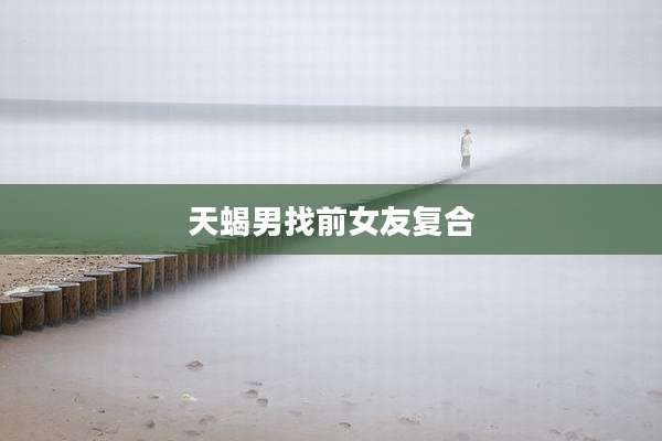天蝎男找前女友复合