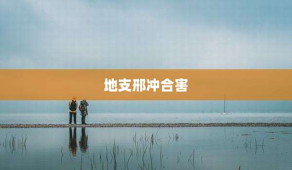 地支邢冲合害