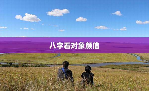 八字看对象颜值