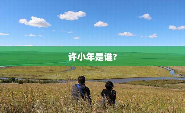 许小年是谁?