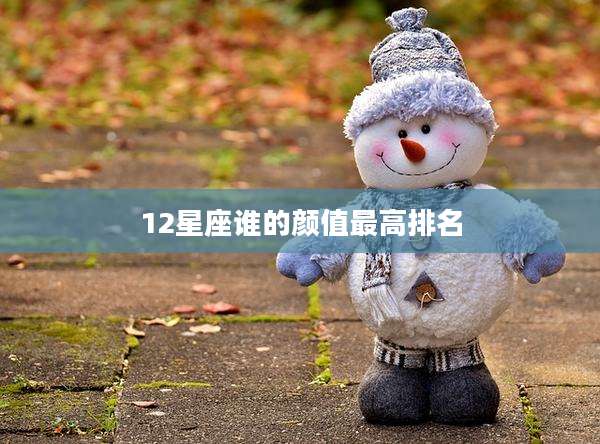 12星座谁的颜值最高排名