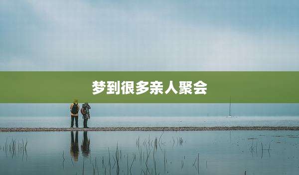梦到很多亲人聚会