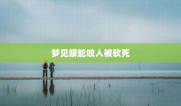 梦见蟒蛇咬人被砍死