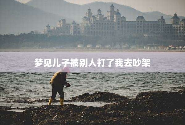 梦见儿子被别人打了我去吵架