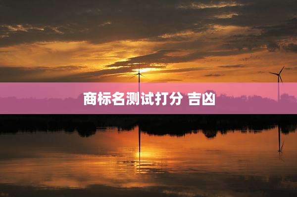 商标名测试打分 吉凶