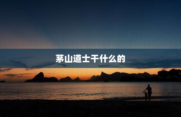茅山道士干什么的
