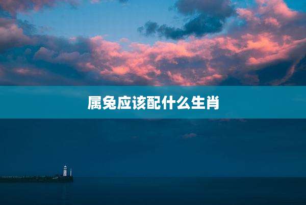 属兔应该配什么生肖