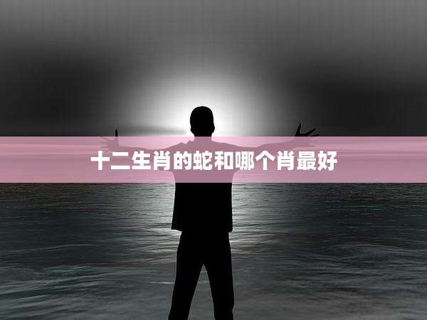 十二生肖的蛇和哪个肖最好