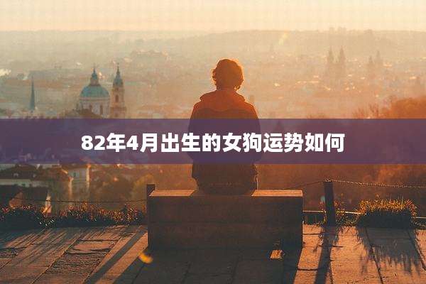 82年4月出生的女狗运势如何