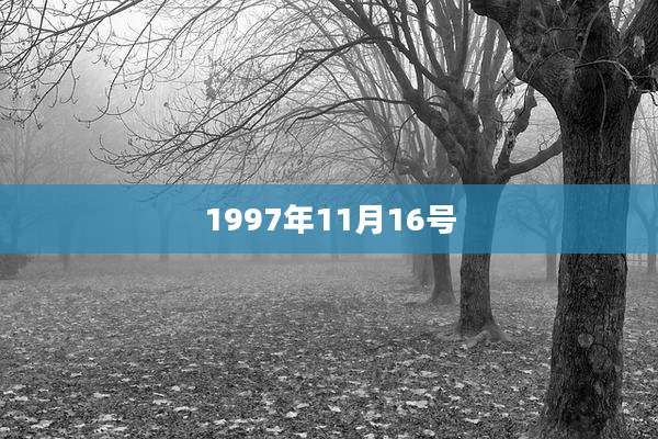 1997年11月16号