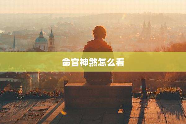 命宫神煞怎么看