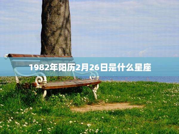1982年阳历2月26日是什么星座