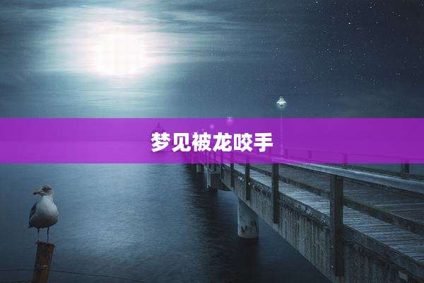 梦见被龙咬手