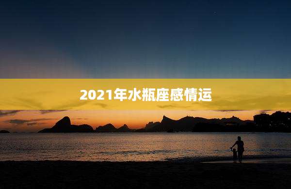 2021年水瓶座感情运