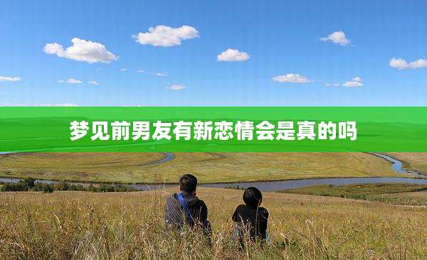 梦见前男友有新恋情会是真的吗