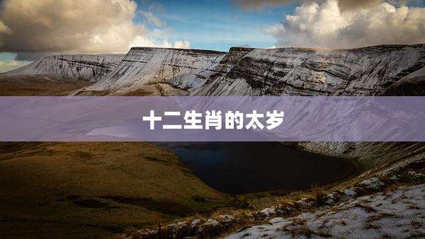 十二生肖的太岁
