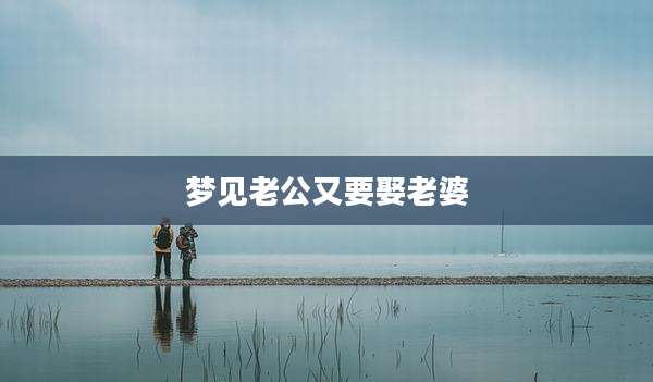 梦见老公又要娶老婆
