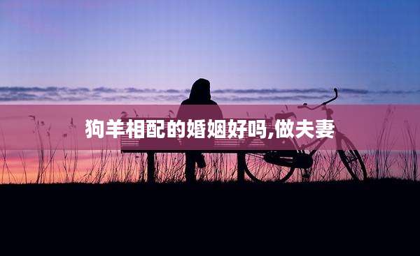 狗羊相配的婚姻好吗,做夫妻