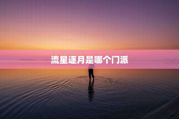 流星逐月是哪个门派