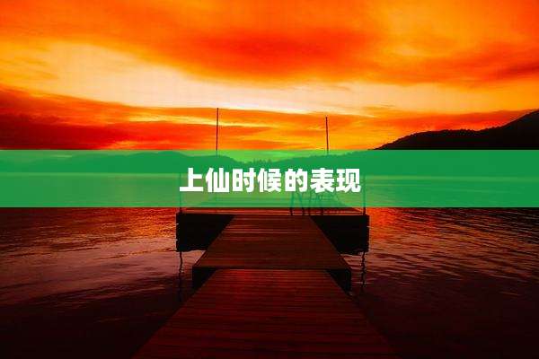 上仙时候的表现