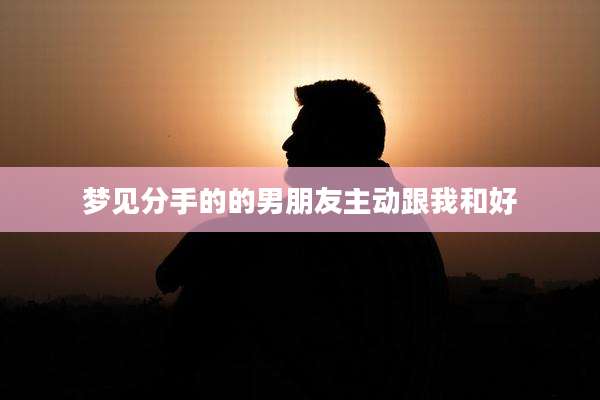 梦见分手的的男朋友主动跟我和好