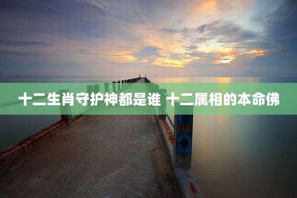 十二生肖守护神都是谁 十二属相的本命佛