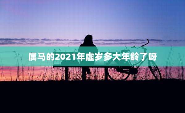 属马的2021年虚岁多大年龄了呀