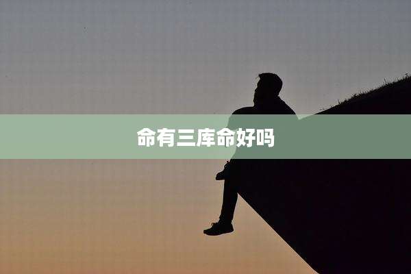命有三库命好吗