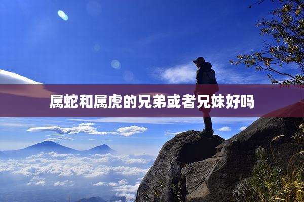 属蛇和属虎的兄弟或者兄妹好吗
