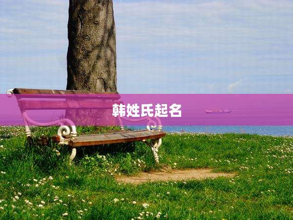 韩姓氏起名