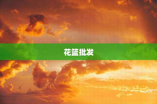花篮批发