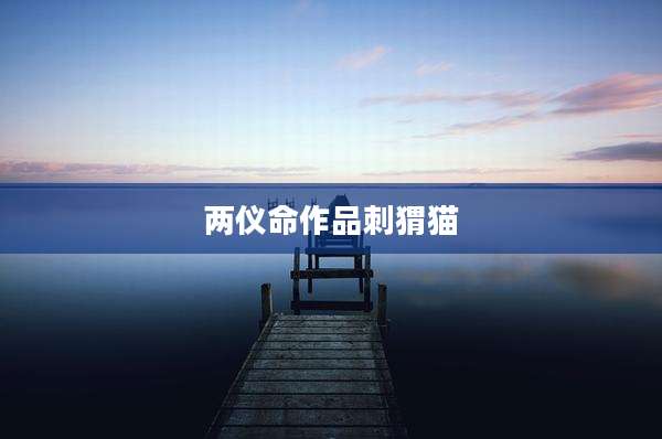 两仪命作品刺猬猫