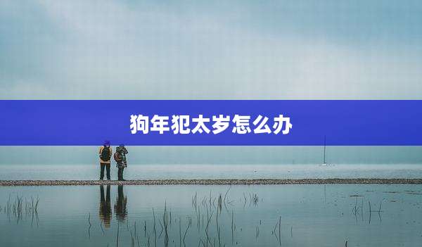 狗年犯太岁怎么办