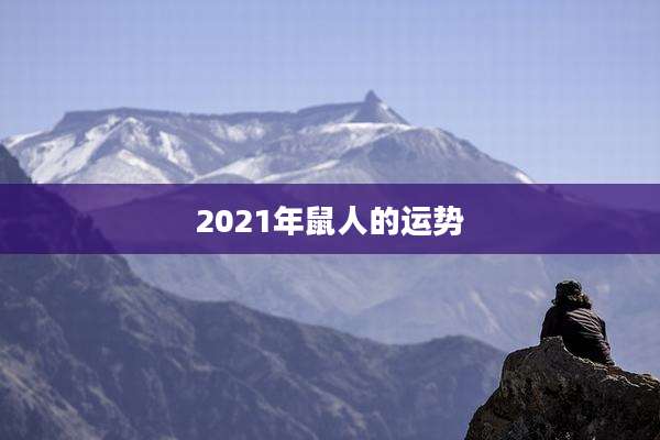 2021年鼠人的运势