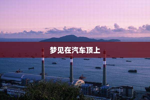 梦见在汽车顶上