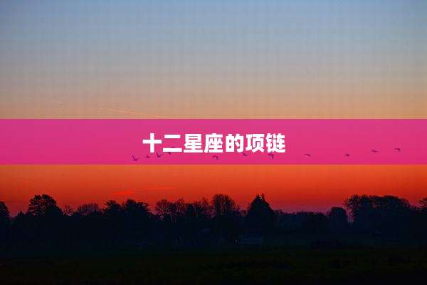 十二星座的项链