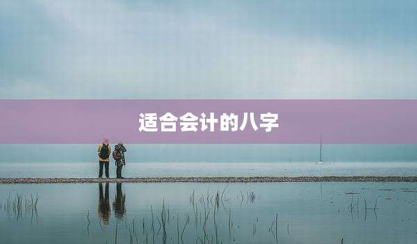 适合会计的八字