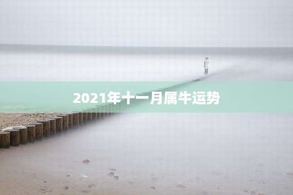 2021年十一月属牛运势