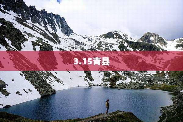 3.15青县