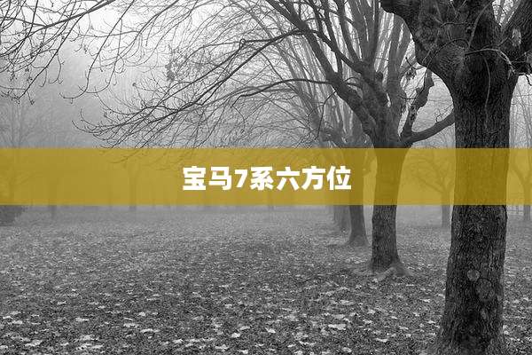 宝马7系六方位