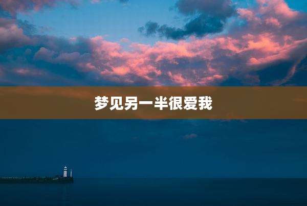 梦见另一半很爱我