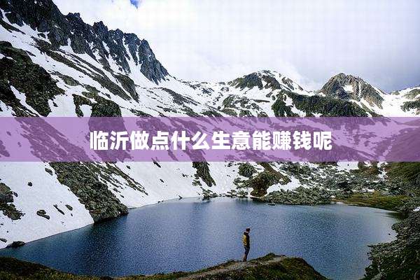 临沂做点什么生意能赚钱呢