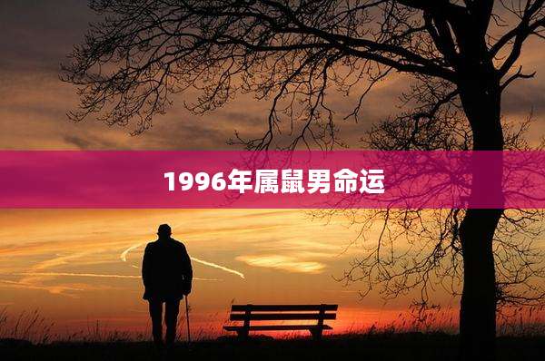 1996年属鼠男命运