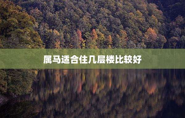 属马适合住几层楼比较好